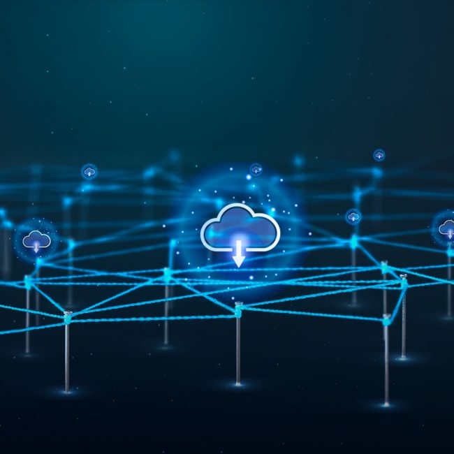 cloud computing abstract background